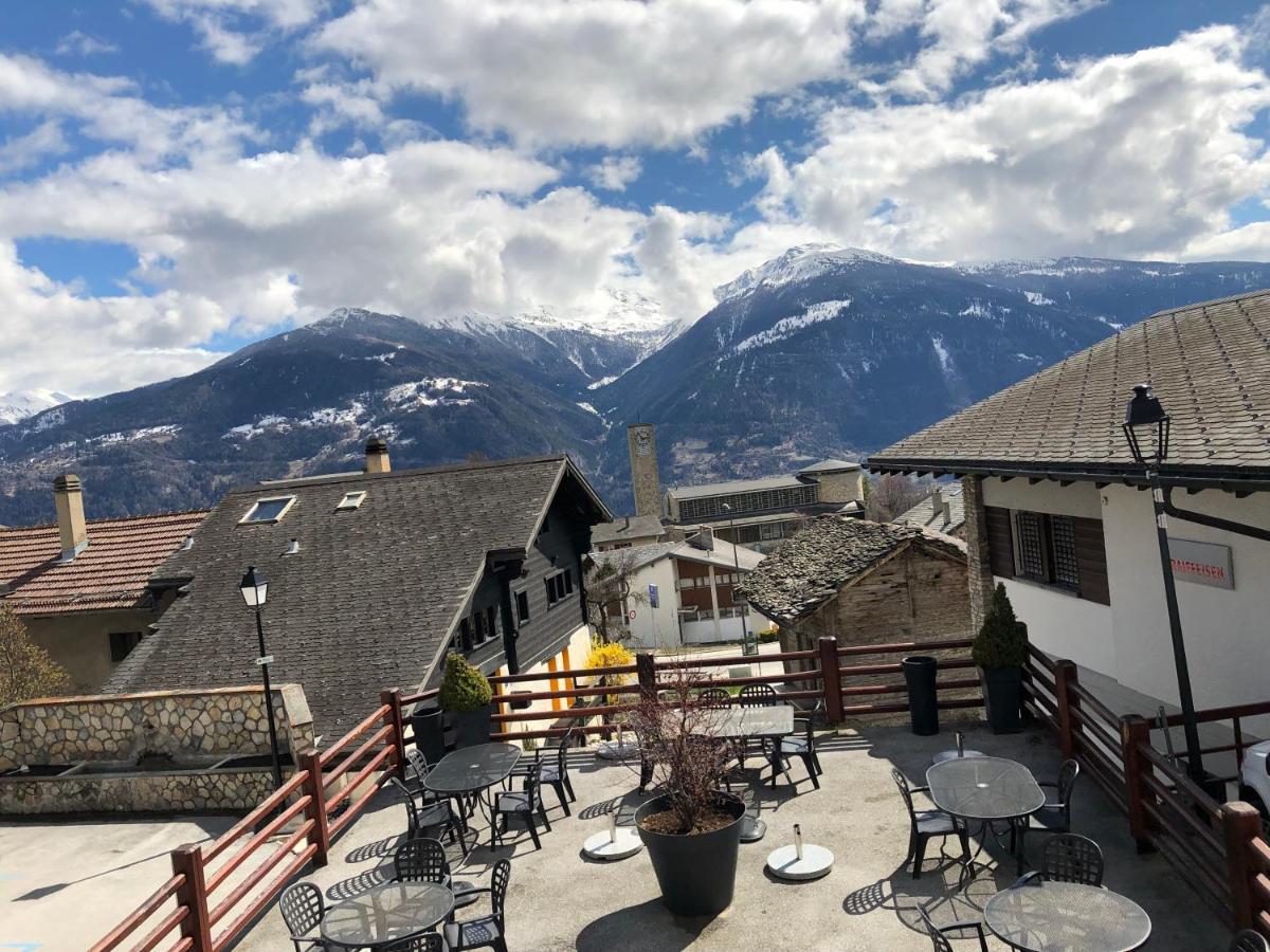 Cafe Cher-Mignon Et Chambres D'Hotes Chermignon-d'en Haut Exterior photo